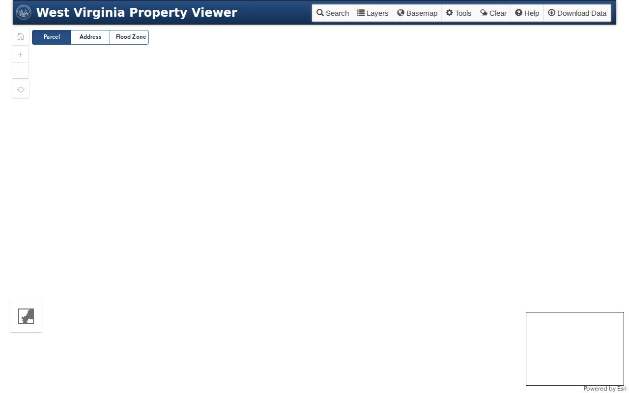 Nicholas County current property owner record fields on a sample parcel card