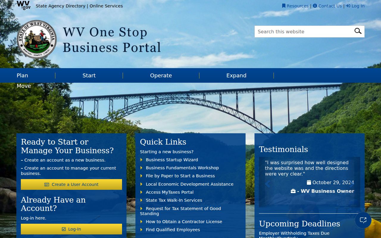 Nicholas County property owner lookup reference for West Virginia business entities